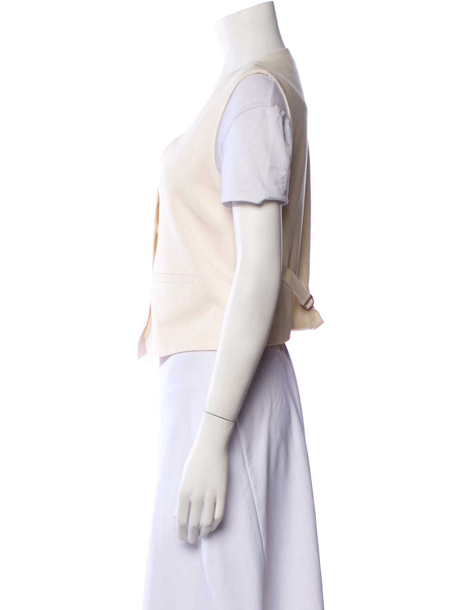 Maje V-Neck Short Sleeve Crop Top