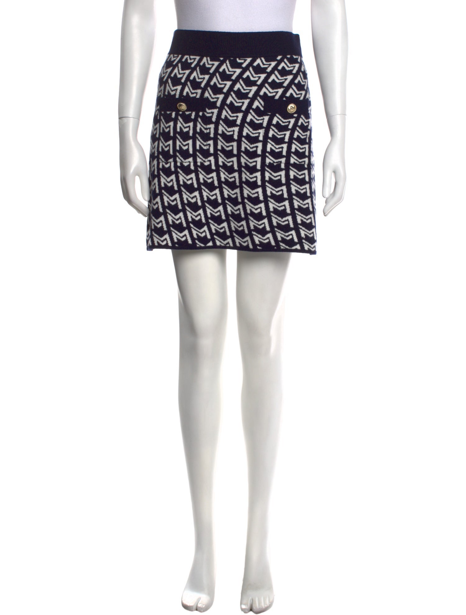 Maje Printed Mini Skirt