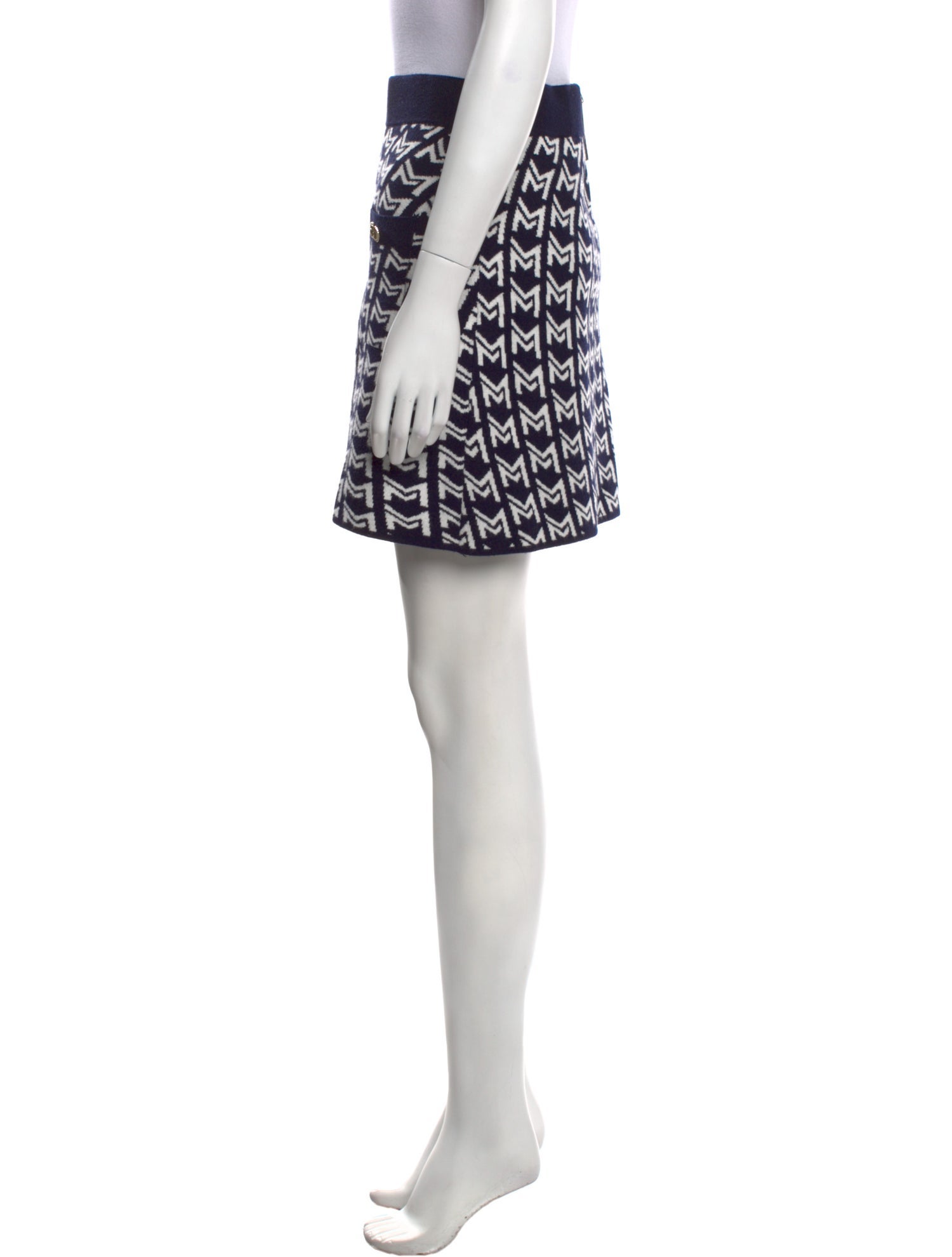 Maje Printed Mini Skirt