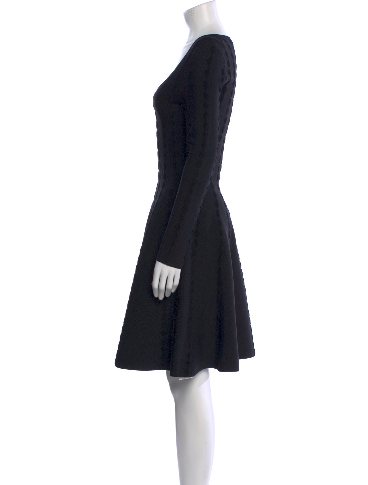 Maje V-Neck Knee-Length Dress