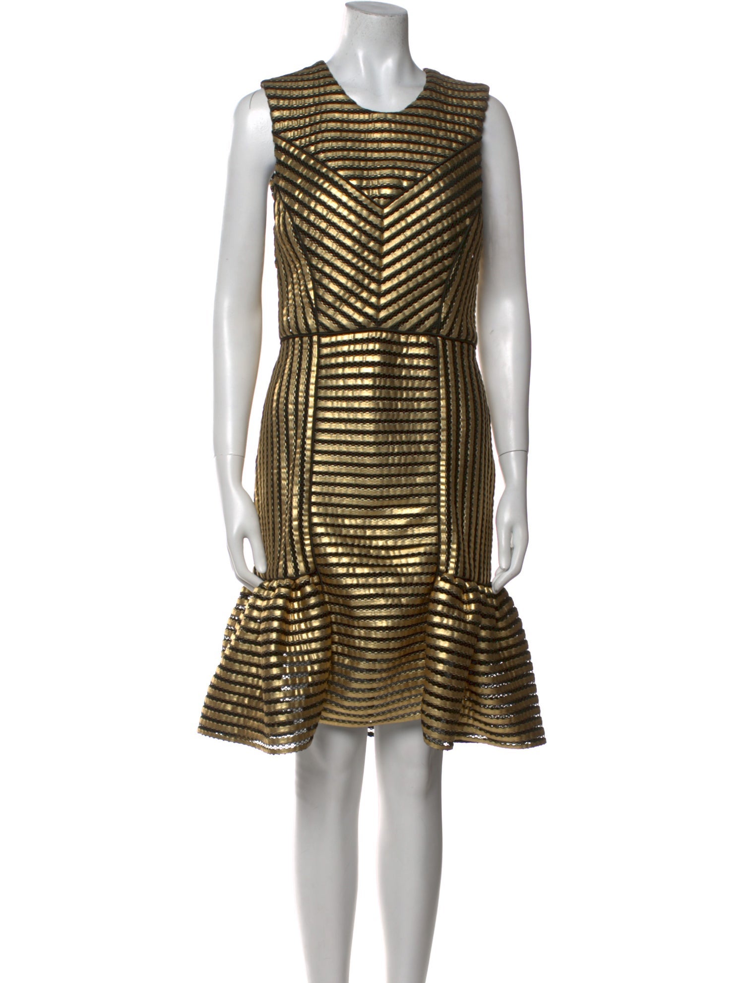 Maje Striped Knee-Length Dress w/ Tags