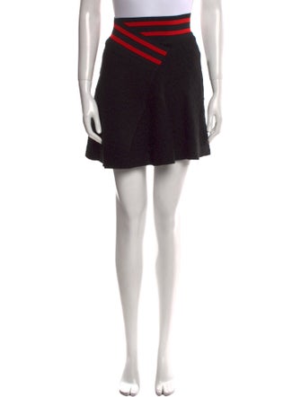 Maje Wool Mini Skirt