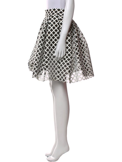 Maje Plaid Print Mini Skirt