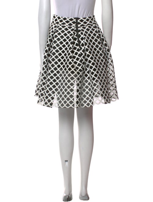 Maje Plaid Print Mini Skirt