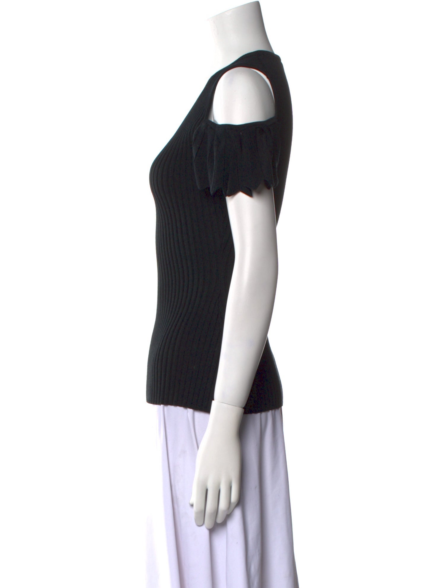 Maje V-Neck Short Sleeve T-Shirt