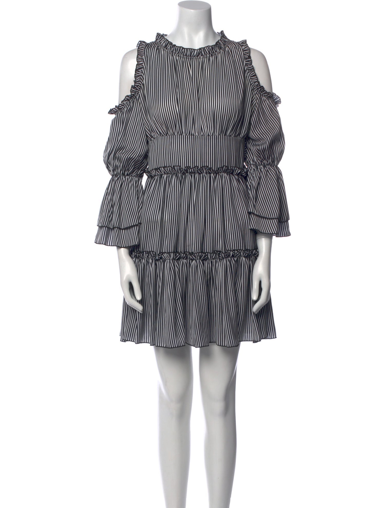 Maje Striped Mini Dress