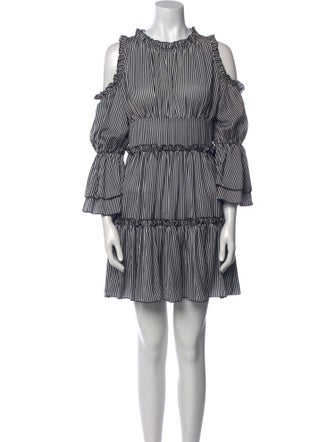 Maje Striped Mini Dress