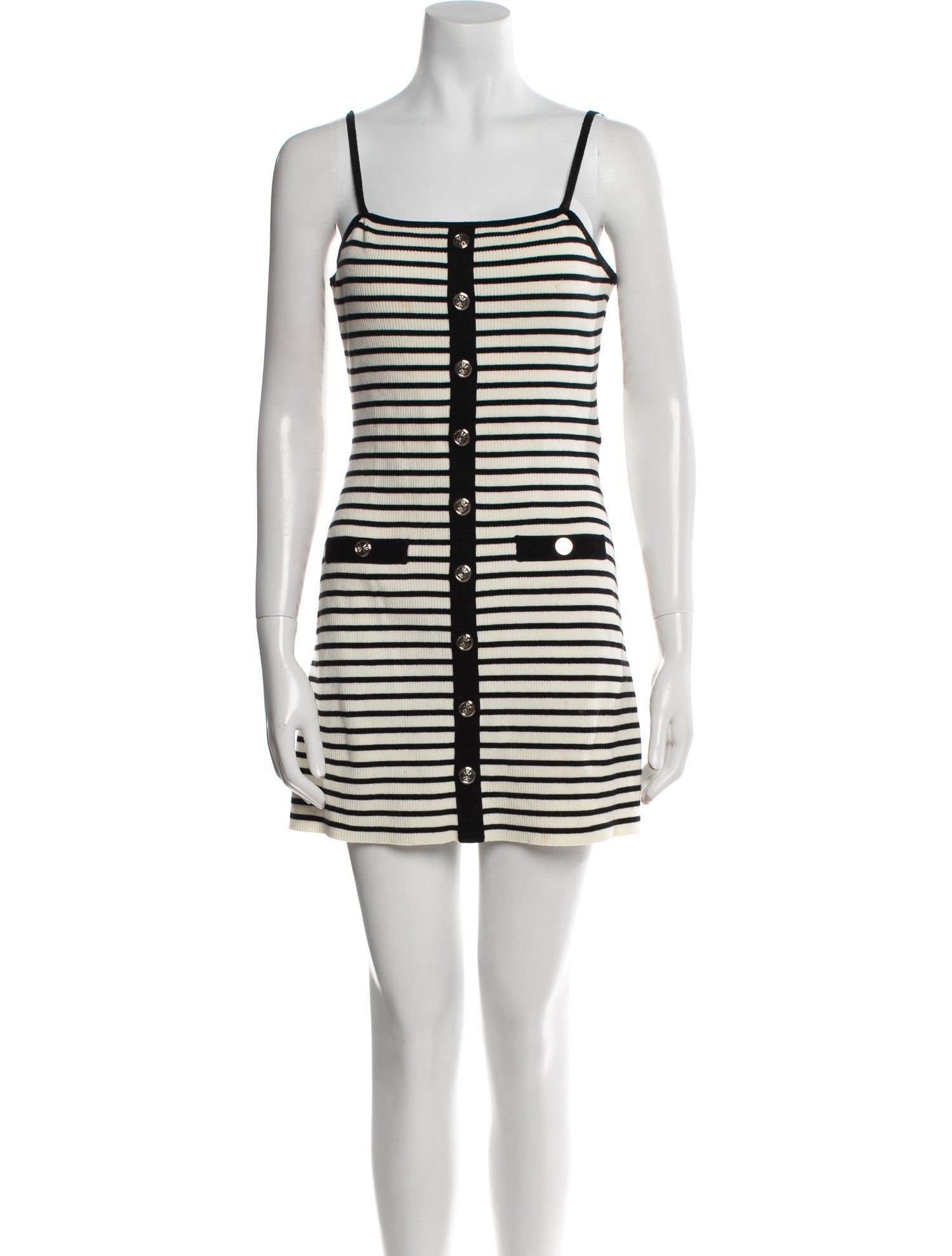Maje Striped Mini Dress