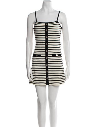 Maje Striped Mini Dress