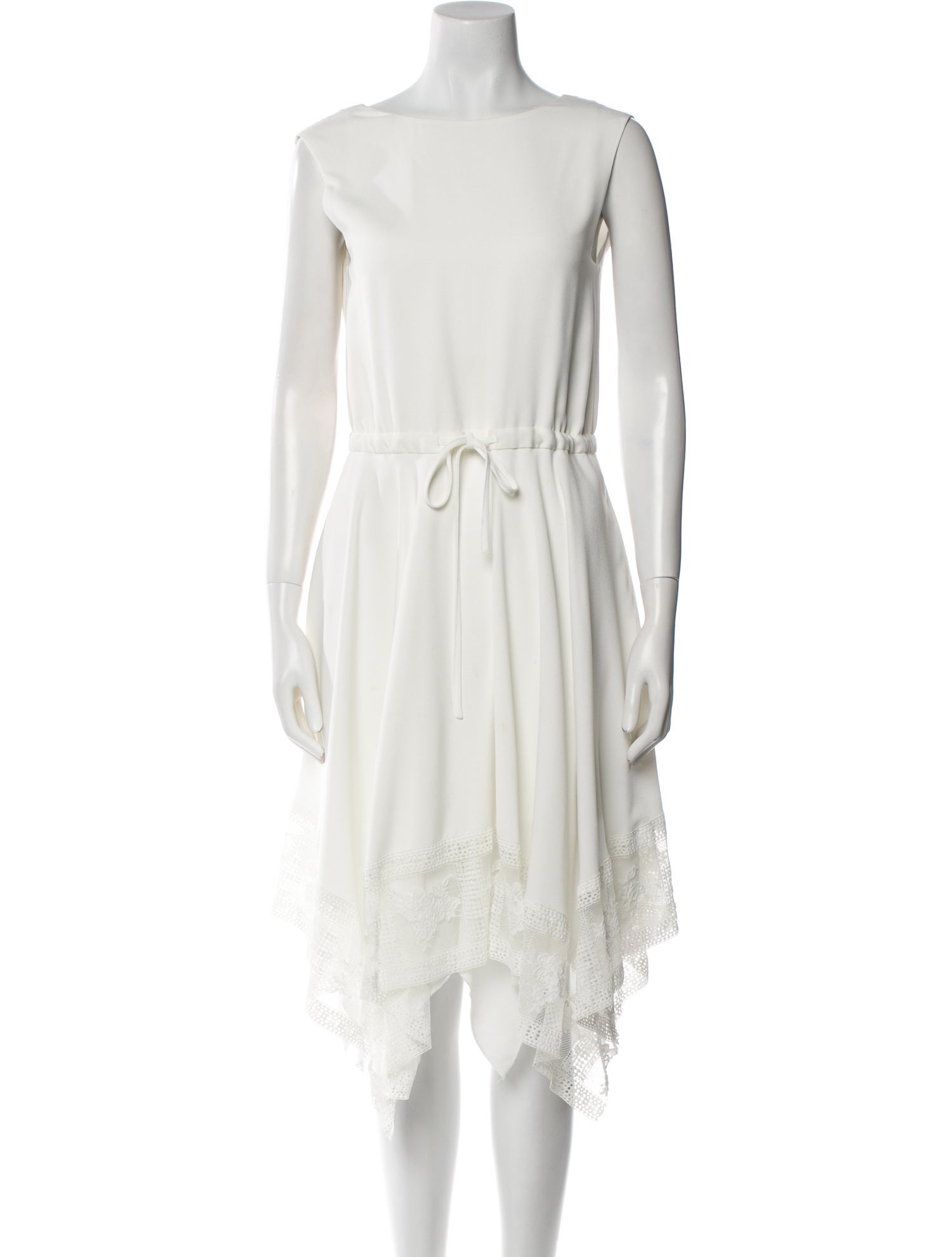 Maje Bateau Neckline Knee-Length Dress