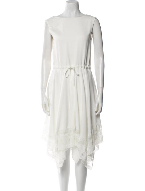 Maje Bateau Neckline Knee-Length Dress