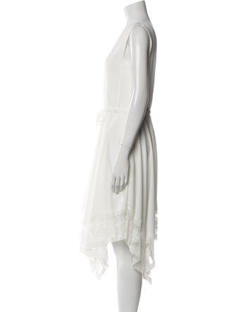 Maje Bateau Neckline Knee-Length Dress