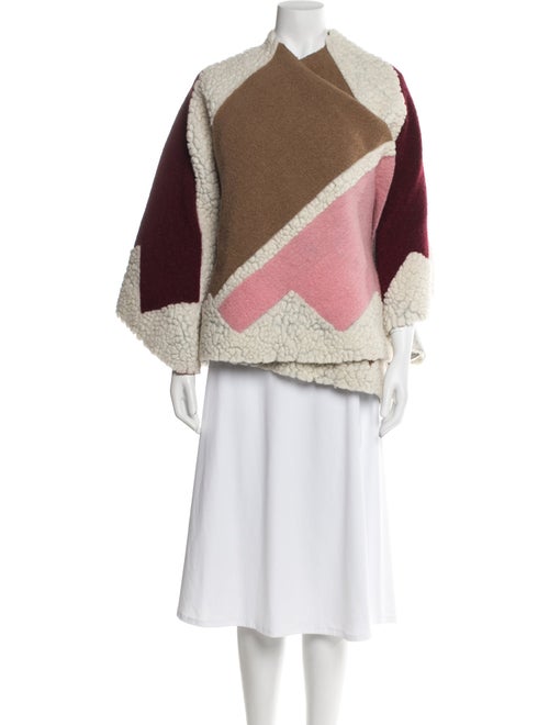 Maje Wool Striped Jacket