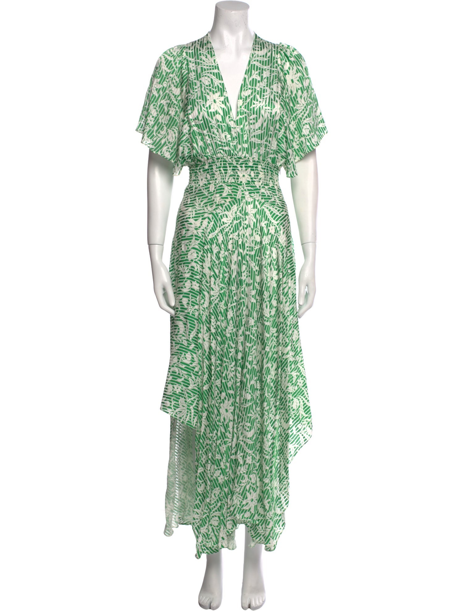 Maje Printed Long Dress