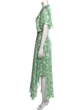 Maje Printed Long Dress