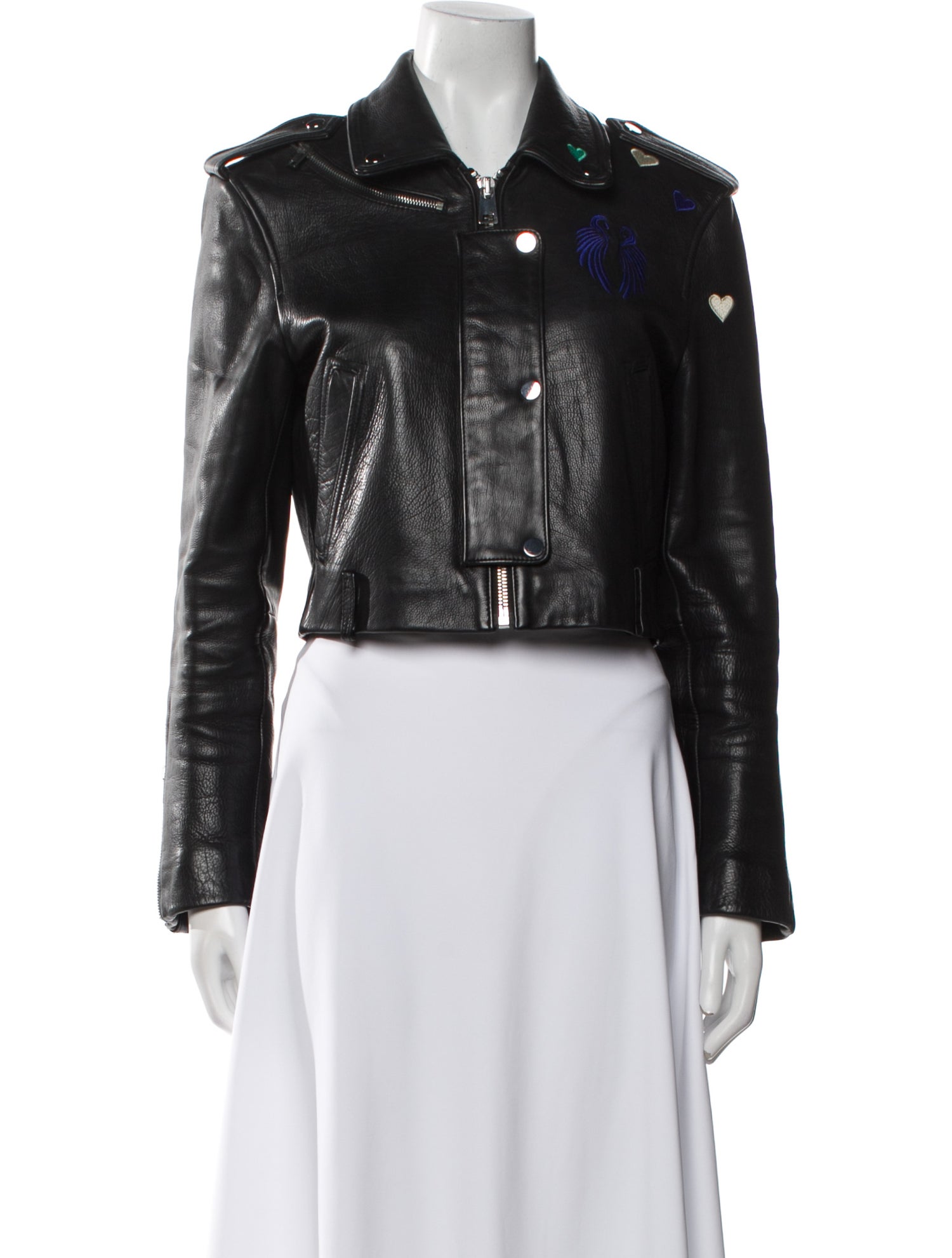 Maje Leather Biker Jacket