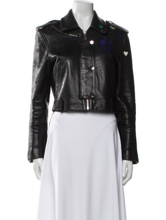 Maje Leather Biker Jacket