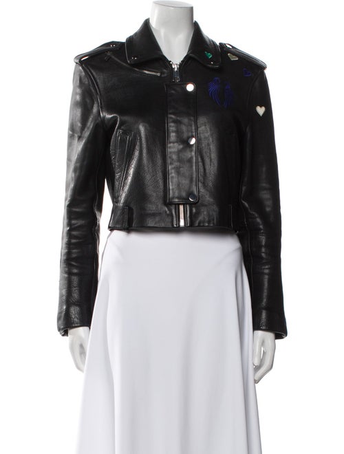 Maje Leather Biker Jacket