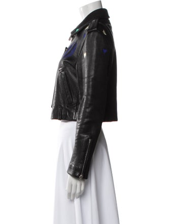 Maje Leather Biker Jacket