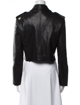 Maje Leather Biker Jacket