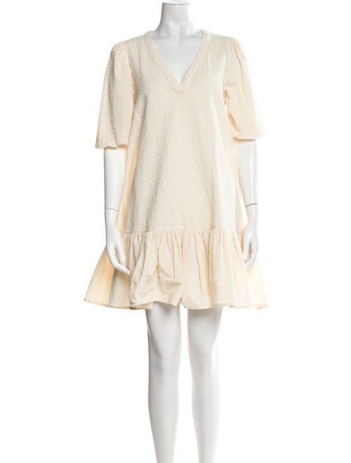 Maje V-Neck Mini Dress