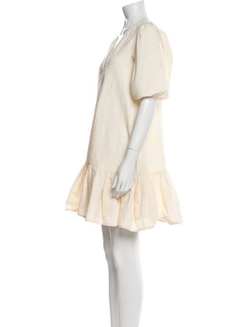 Maje V-Neck Mini Dress