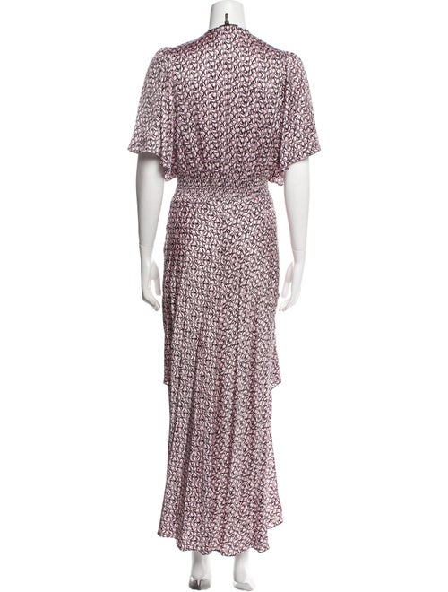 Maje Floral Print Long Dress