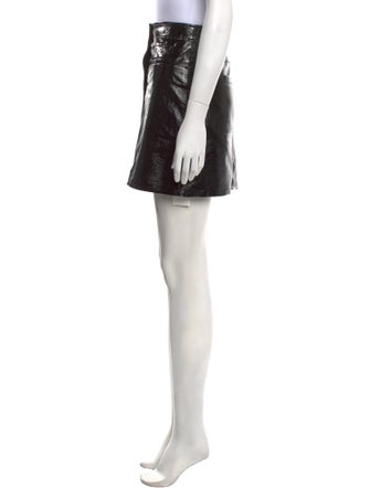 Maje Leather Mini Skirt