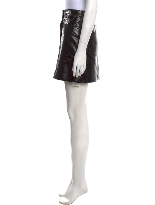 Maje Leather Mini Skirt