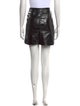 Maje Leather Mini Skirt