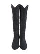 Maje Leather Riding Boots
