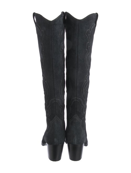 Maje Leather Riding Boots