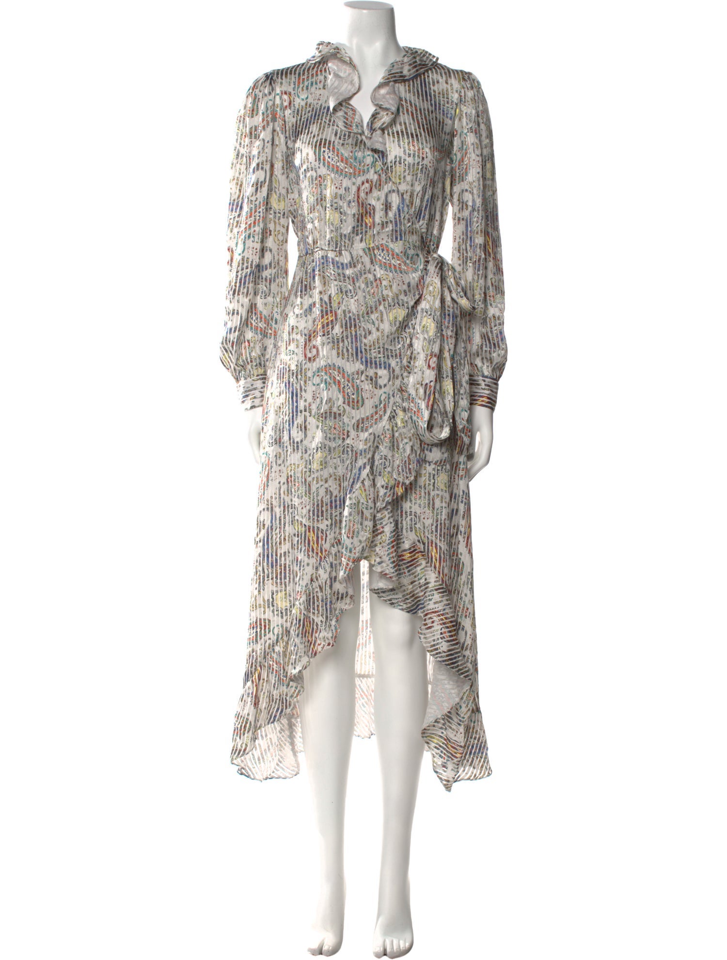 Maje Printed Long Dress