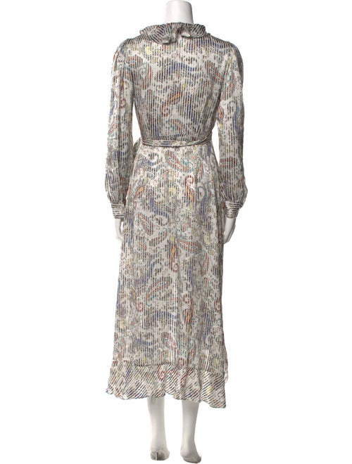 Maje Printed Long Dress