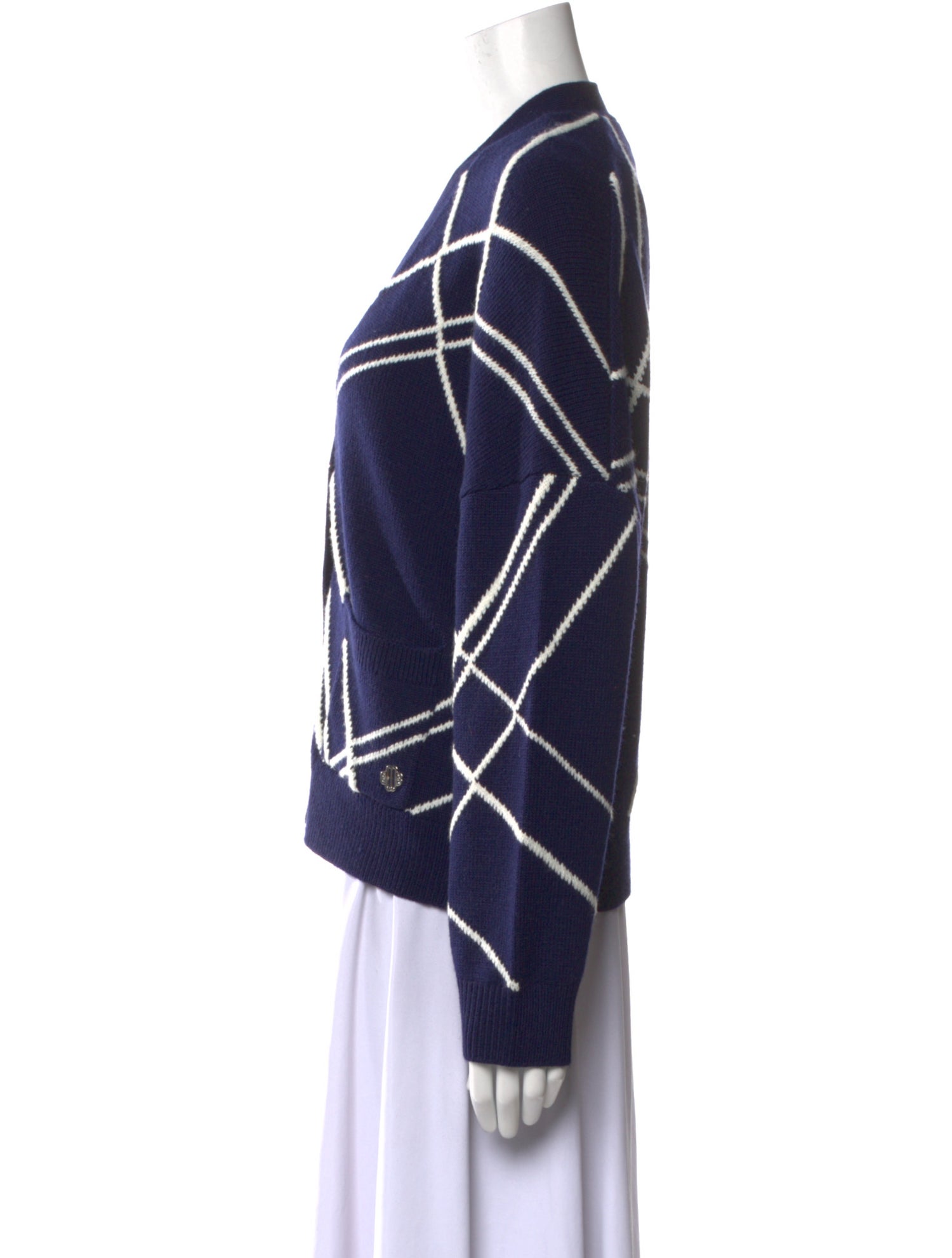 Maje Wool Printed Sweater