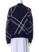 Maje Wool Printed Sweater