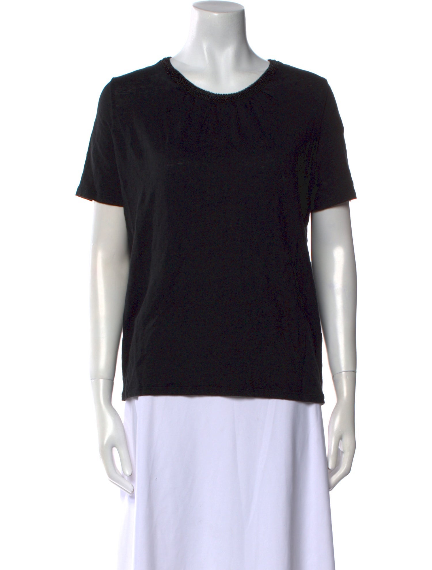 Maje Crew Neck Short Sleeve T-Shirt