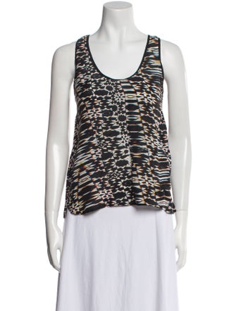 Maje Silk Printed Top