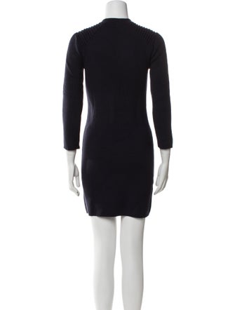 Maje Crew Neck Mini Dress