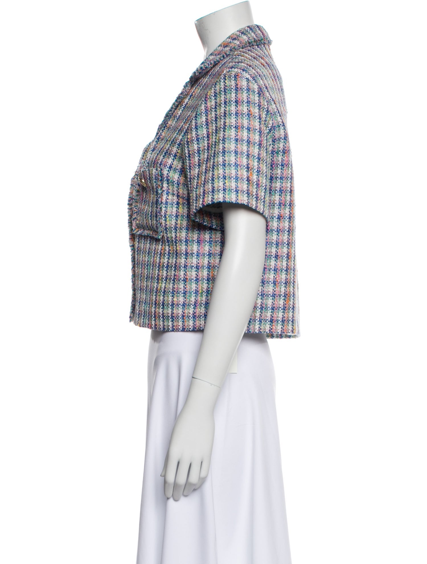 Maje Houndstooth Print Evening Jacket