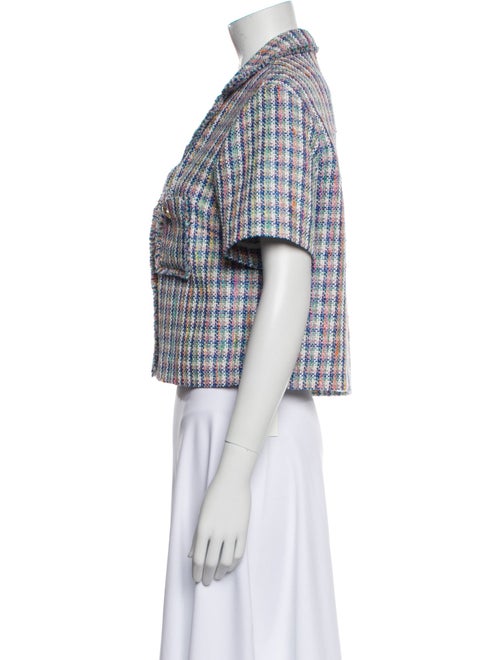 Maje Houndstooth Print Evening Jacket