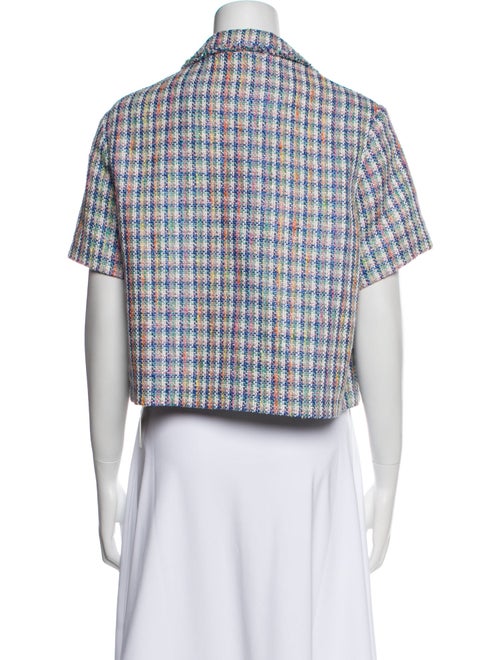 Maje Houndstooth Print Evening Jacket