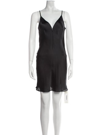 Maje V-Neck Mini Dress