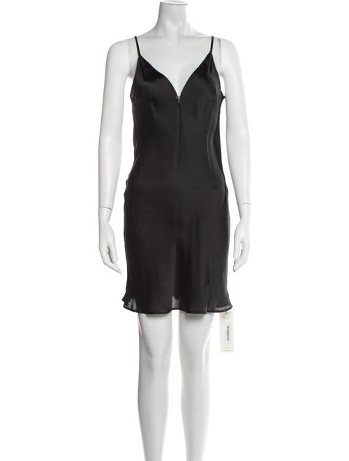 Maje V-Neck Mini Dress