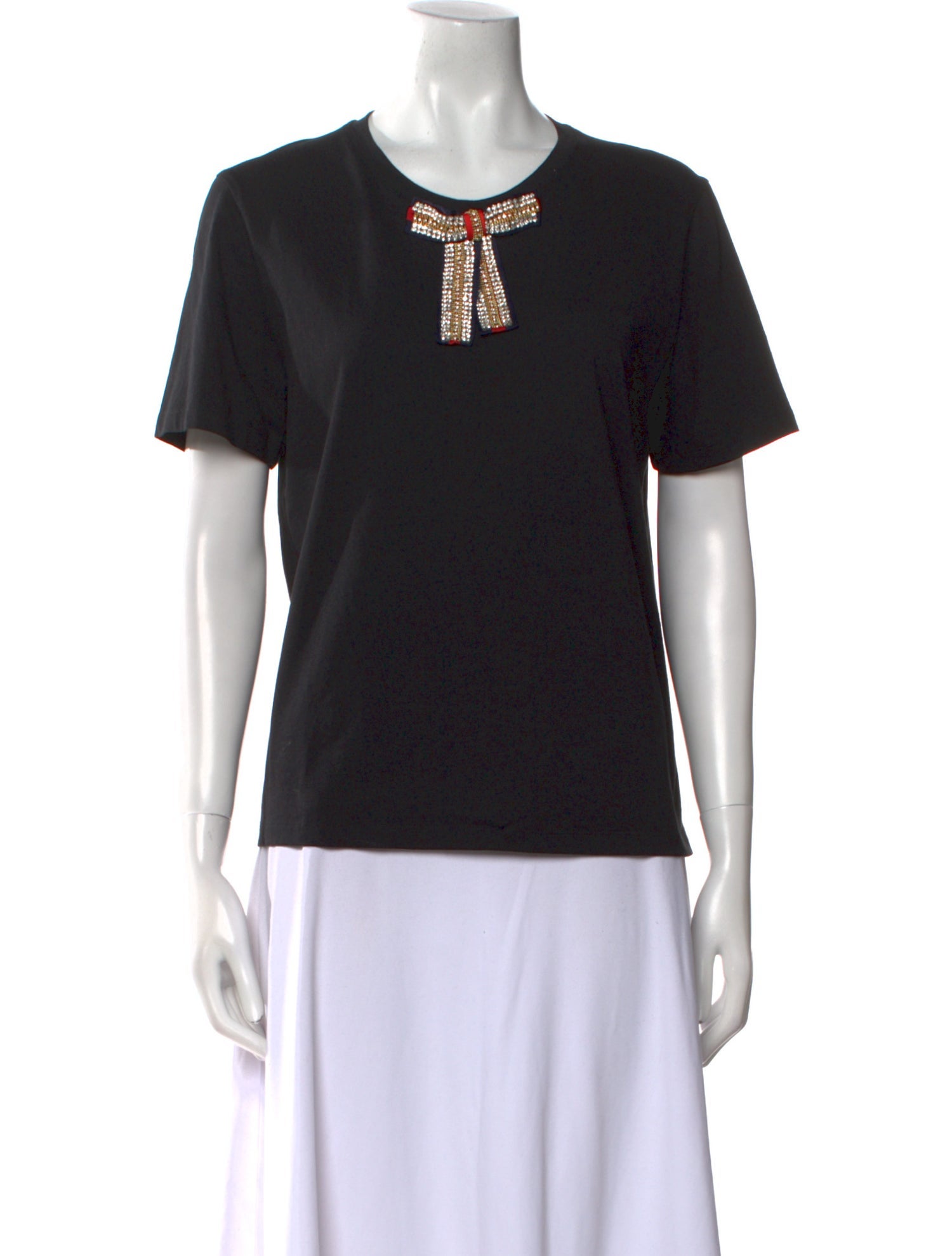 Maje Crew Neck Short Sleeve T-Shirt