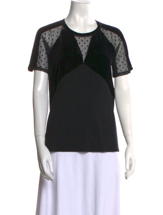 Maje Crew Neck Short Sleeve T-Shirt