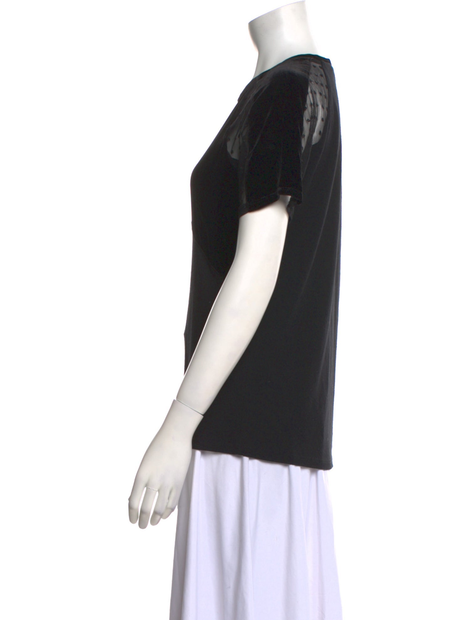 Maje Crew Neck Short Sleeve T-Shirt