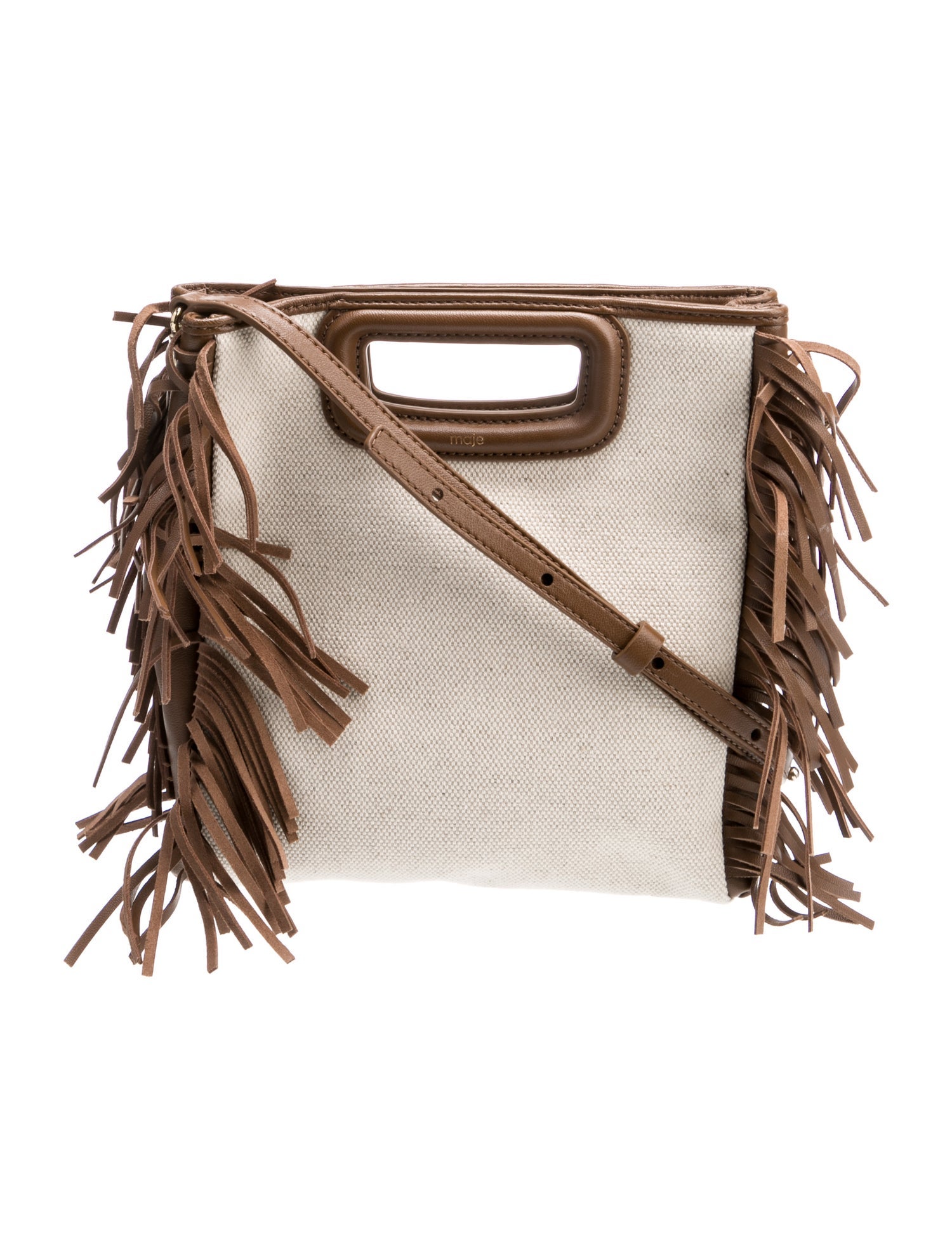 Maje Canvas Crossbody Bag