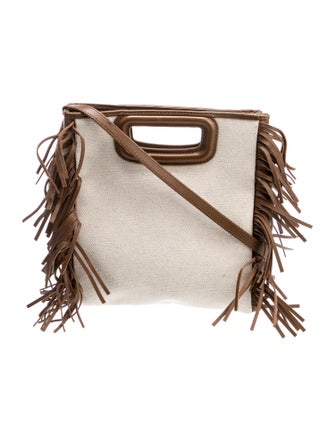 Maje Canvas Crossbody Bag