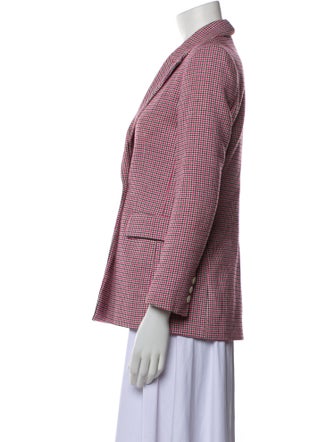 Maje Houndstooth Print Blazer
